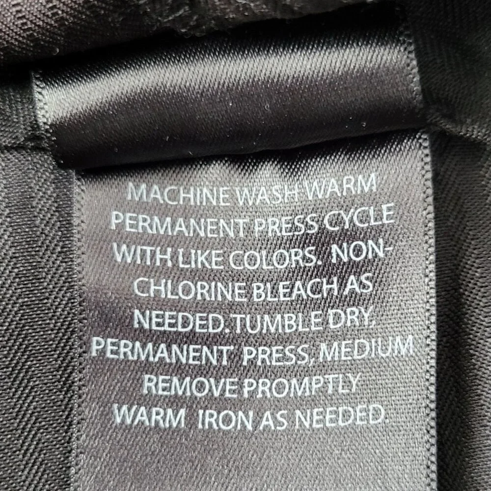 VTG Kenneth Cole Reaction Micro Manage Men's Dress Slacks Black NWT NEW